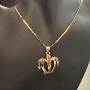14K Gold SEA TURTLE PENDANT